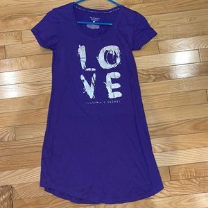 Victoria’s Secret LOVE Nightgown Size XS Purple